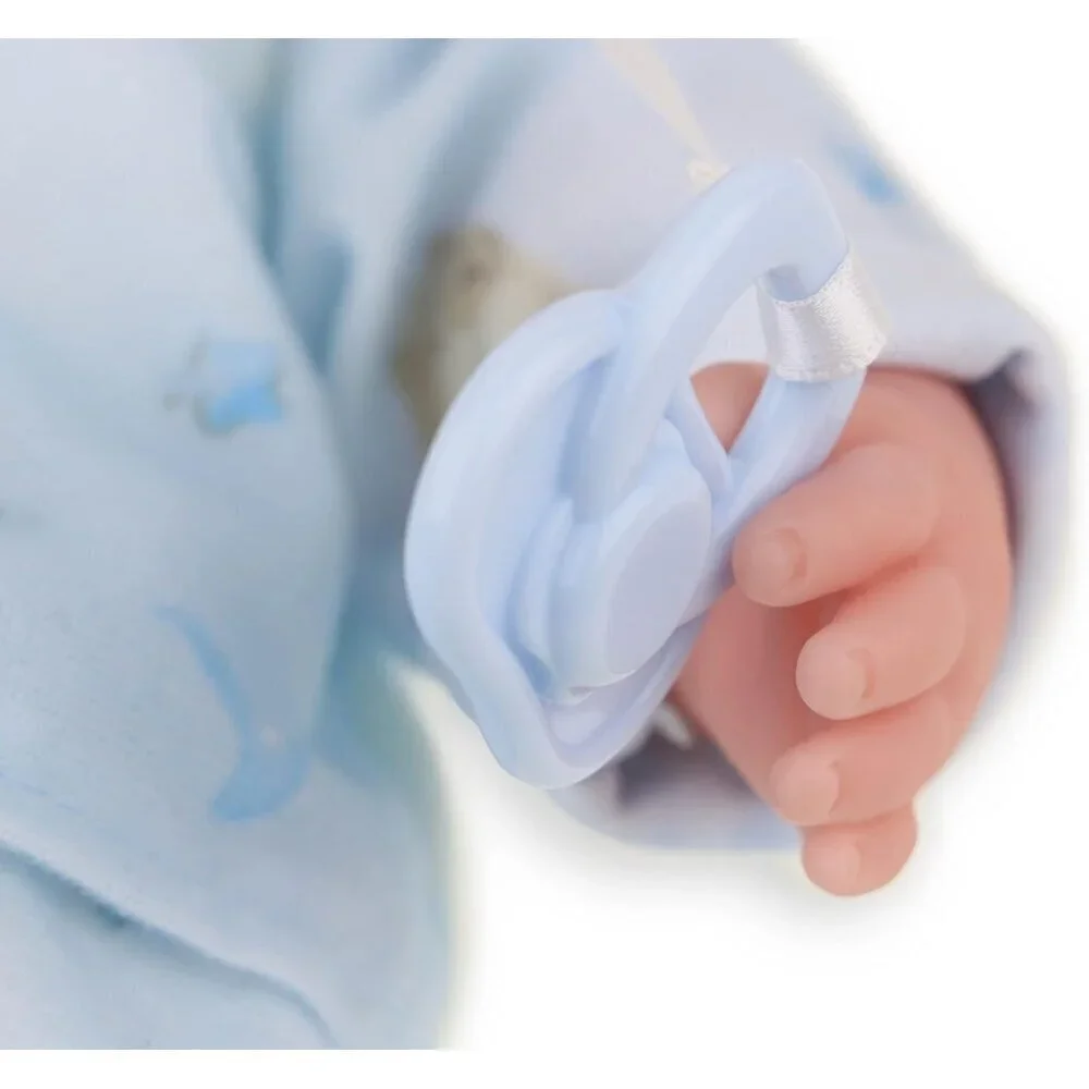 🆕12Inch Caucasian Twins Newborn Dolls with Soft Cloth Body Pink and Blue Twins